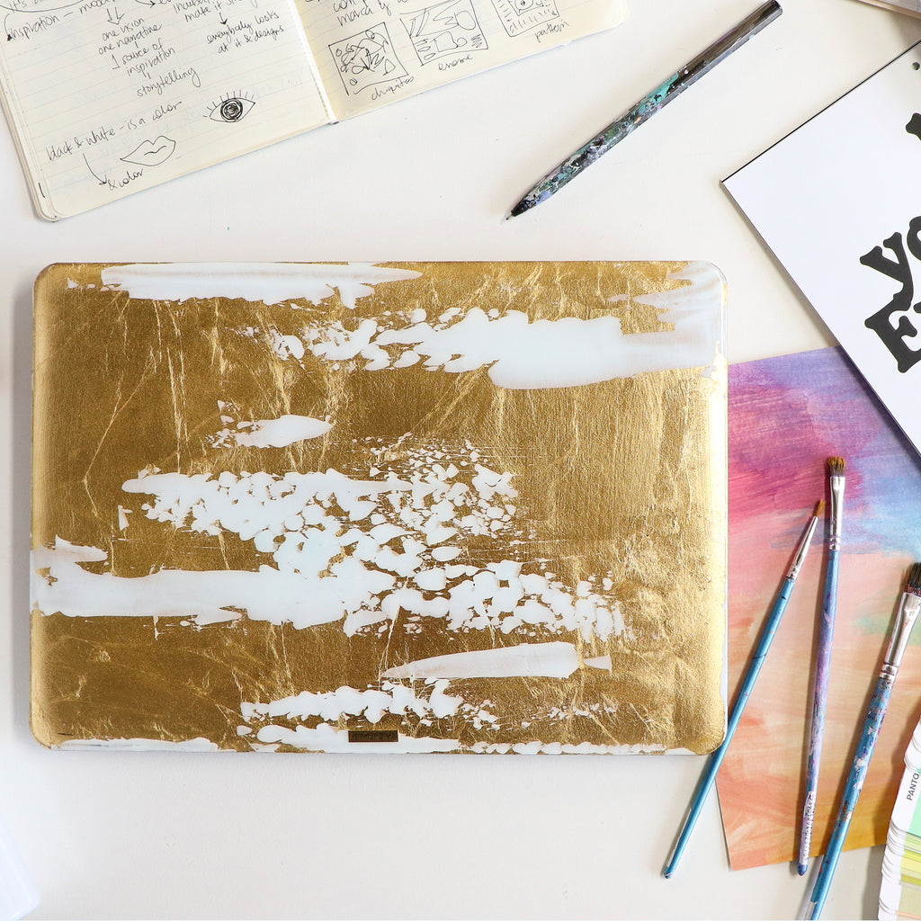 White Gold Rush Macbook - Ana Tere Canales