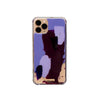 Funda para iPhone Amatista pintada a mano por Ana Tere Canales. Un diseño artístico inspirado en la piedra amatista en tonos morados y lilas.