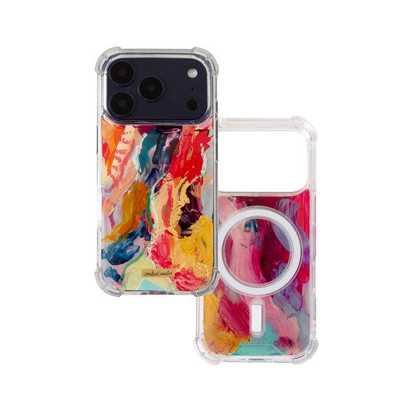Funda MagSafe para iPhone Crea Magia 2026 con diseño colorido inspirado en creatividad y expresión artística.