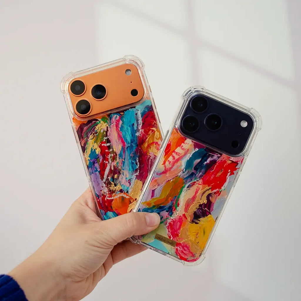 Fundas para iPhone Crea Magia 2026 con diseño colorido inspirado en creatividad y expresión artística.