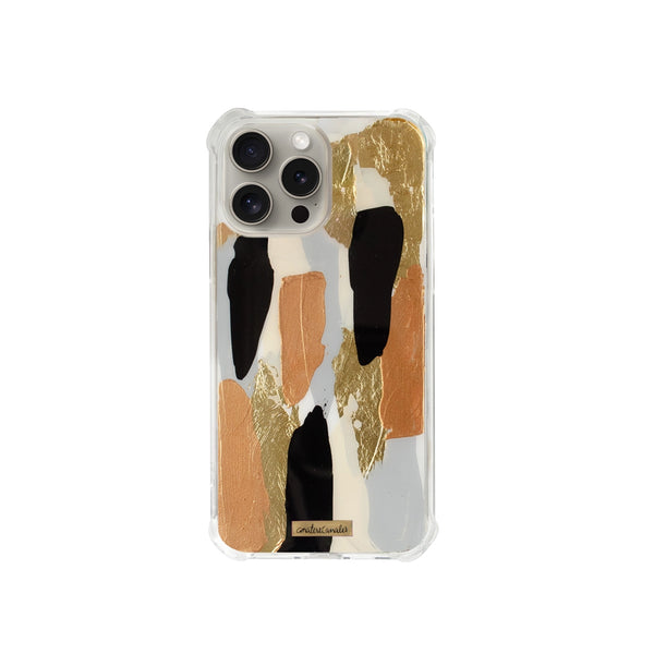 Funda para iPhone Milano pintada a mano por Ana Tere Canales. Un diseño artístico elegante inspirado en el estilo italiano.