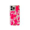 Funda para iPhone Pink Neon Vibes pintada a mano por Ana Tere Canales. Un diseño artístico en tonos rosa neón y estilo contemporáneo.