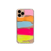 Funda para iPhone Summer Sunset pintada a mano por Ana Tere Canales. Un diseño artístico inspirado en un atardecer de verano en tonos cálidos y vibrantes.