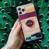 Holder para celular Burgundy en color vino con diseño elegante y soporte ergonómico para smartphone.