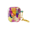 Funda para proteger AirPods pintada a mano por Ana Tere Canales. Con diseño abstracto en colores vibrantes y textura real de pinceladas. Perfecta para dar un estilo creativo y original a tu audífonos.