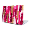Funda para MacBook Torino Rose pintada a mano por Ana Tere Canales. Un diseño artístico en tonos rosa suaves y estilo contemporáneo.